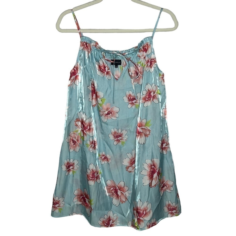 MAJORELLE Floral Satin Chemise